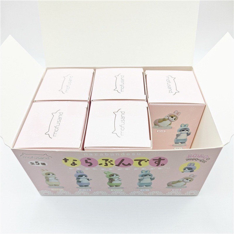 โมเดล Mofusand Narabundasu Rabbit by Pazela (Set of 5)