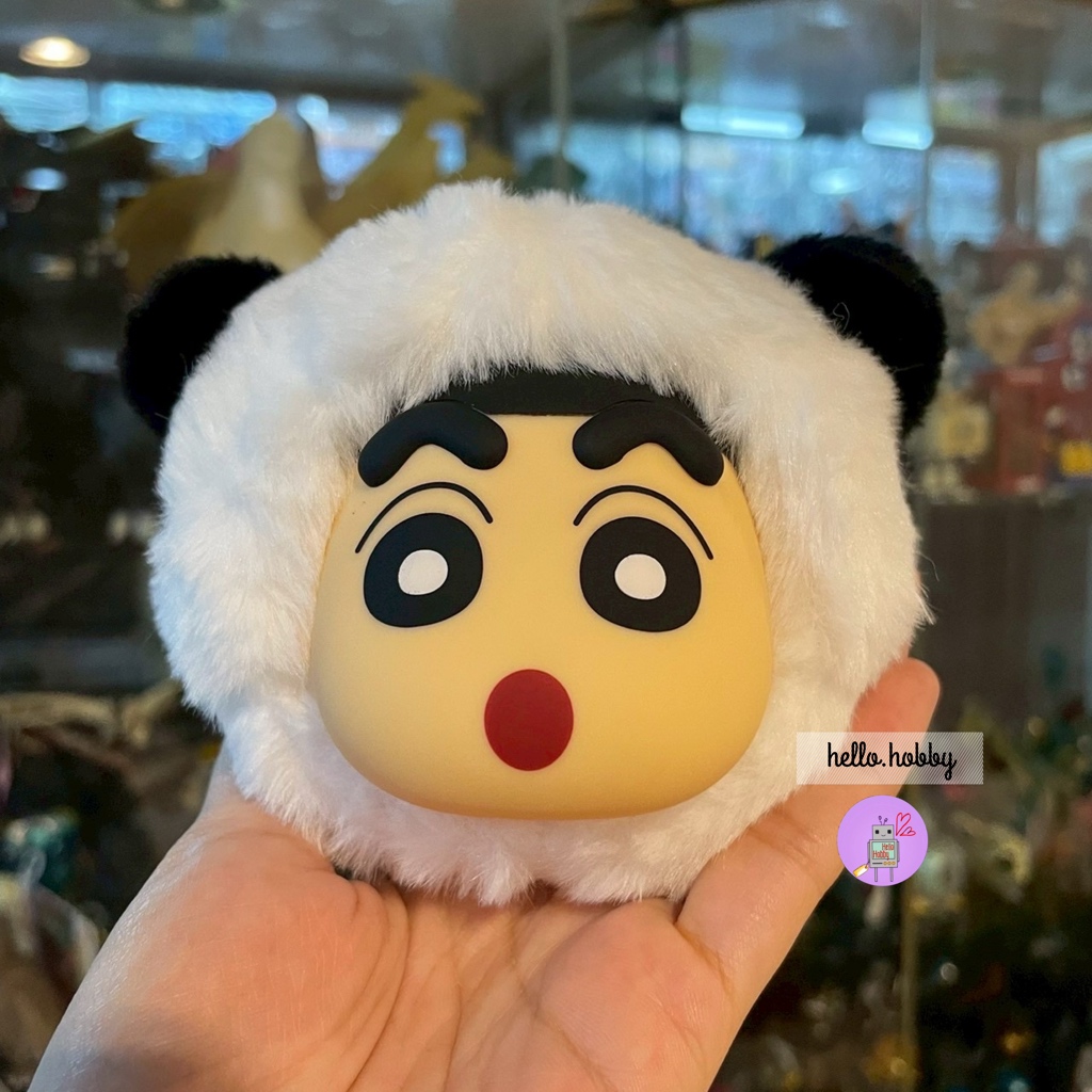 พวงกุญแจ ชินจัง ลิขสิทธิ์แท้ Crayon Shinchan Doll Buckle Animal Costume Plush Keychain by Futabasha
