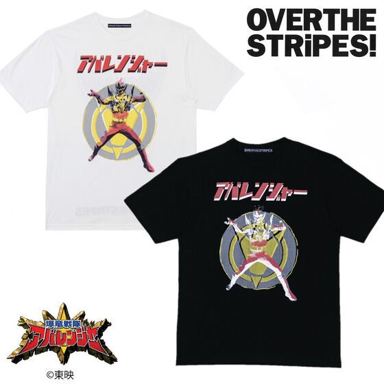 PRE-ORDER : Bakuryu Sentai Abaranger x OVER THE STRiPES (Over the Stripes) T-shirt