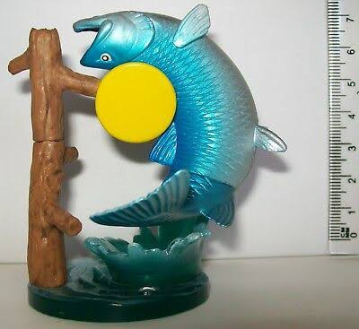 กาชาปอง เจ้าหนูสิงห์นักตก Fishing Boy Fisherman Sanpei Tsurikichi Sanpei Fishing Scene Collection ~Freshwater Fish Edition~ Gashapon by Epoch (Set of 5+1)