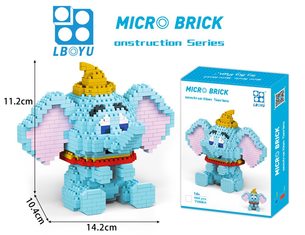 Boyu 7156a Disney Dumbo 666pcs