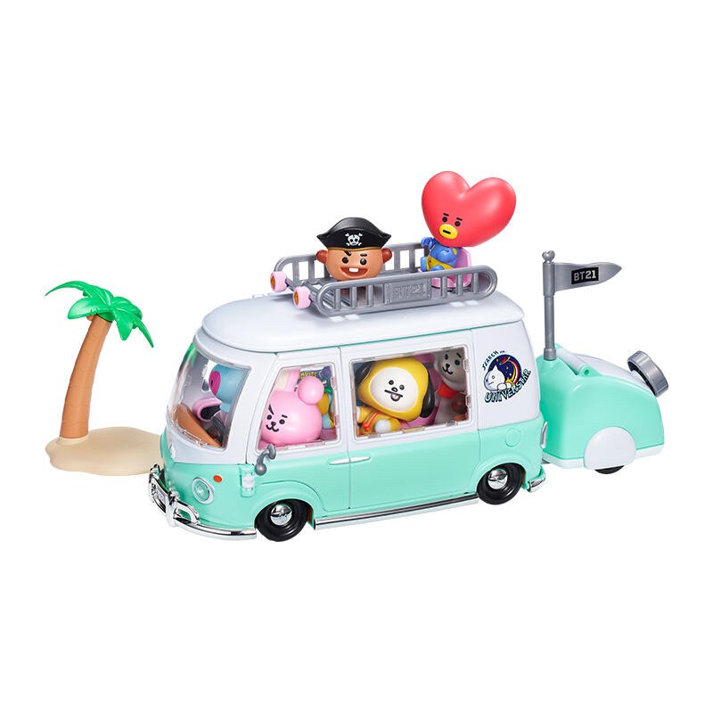 ฟิกเกอร์รถ BT21 Universtar Camping Car Play Set by Line Friends x Young Toys