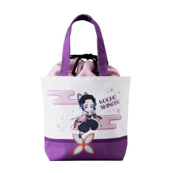 PRE-ORDER : Kimetsu no Yaiba Slightly Nokkari Mini Character Drawstring Tote Bag