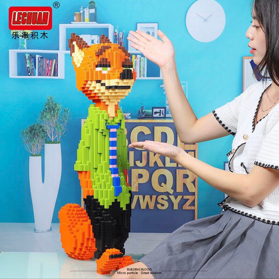 Super jumbo - lechuan Lc 67101 zootopia Nick 5481pcs (แบบเฟือง)