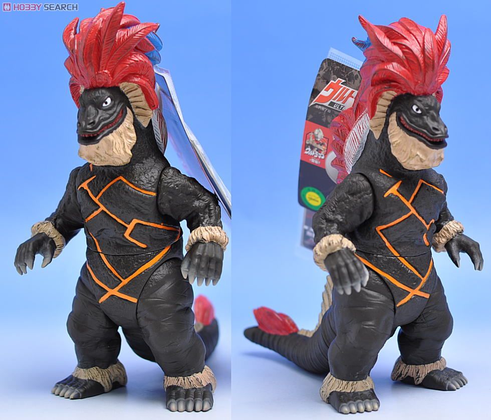 Ultra Monster Series - Ultraman No.08 Geronimon (matte brown, red feathers) 7” by Bandai