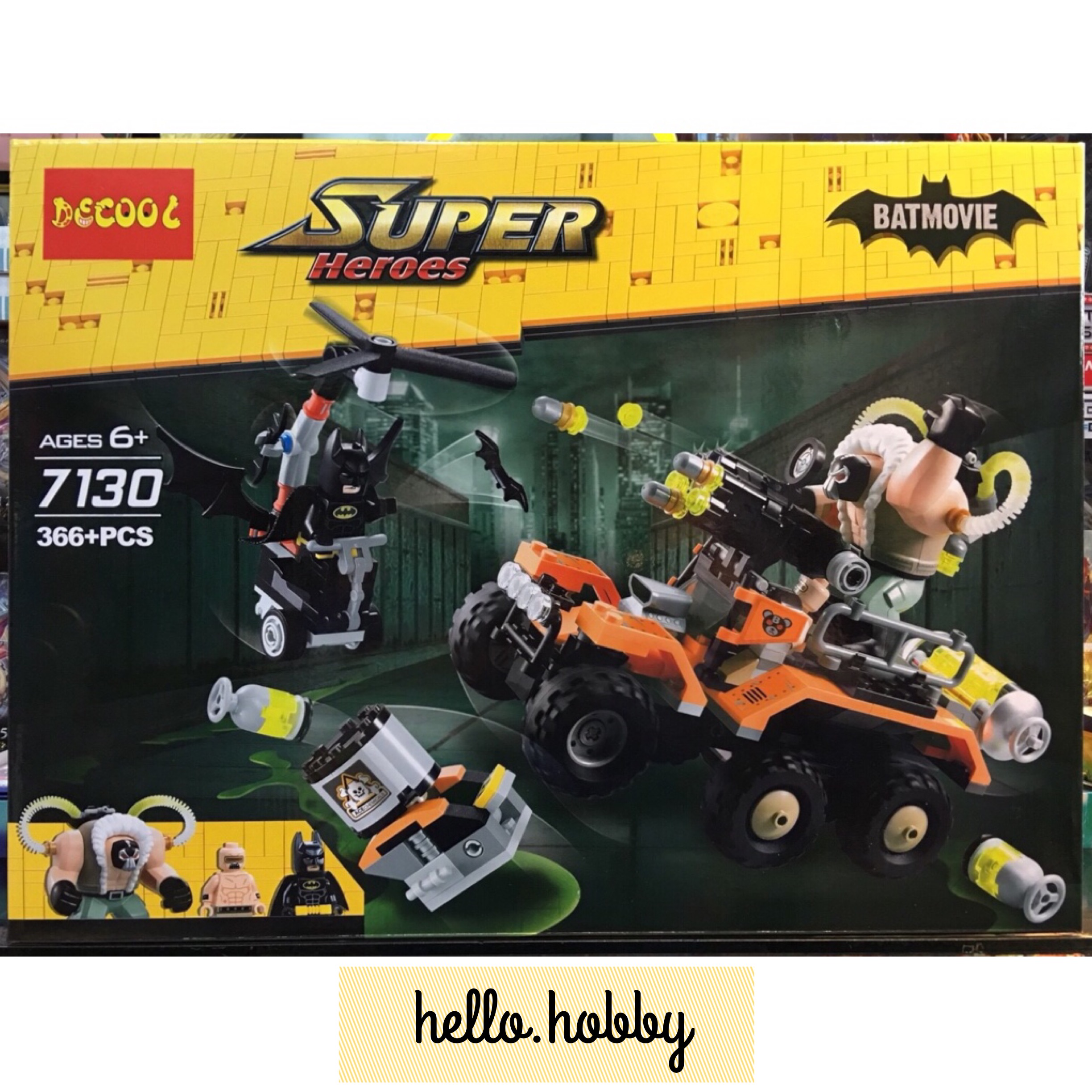 Decool 7130 Bane Toxic Truck Attack 366pcs