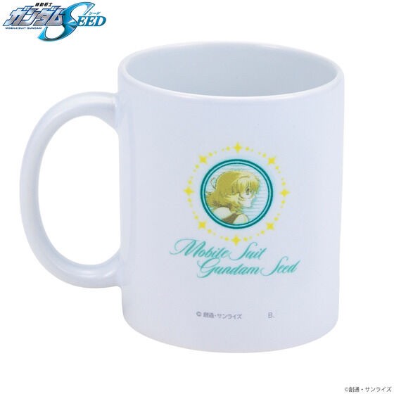 PRE-ORDER : Mobile Suit Gundam SEED Kira Cagalli Birthday Series Mug Cup