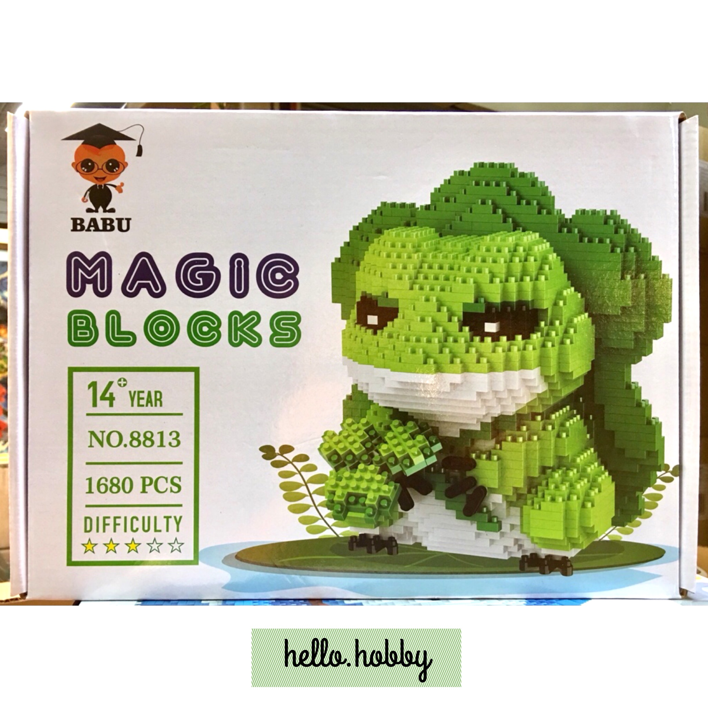 Babu 8813 Tabi Kaeru Travelling Frog 1680Pcs