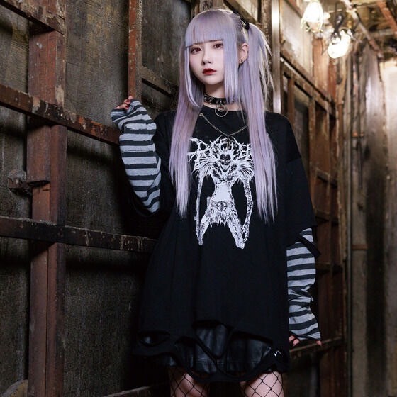 PRE-ORDER : REFLEM × DEATH NOTE Fake Layered Long Sleeve