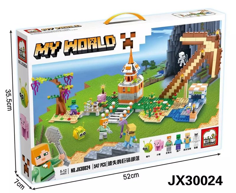 Elephant JX30024 Minecraft 547pcs