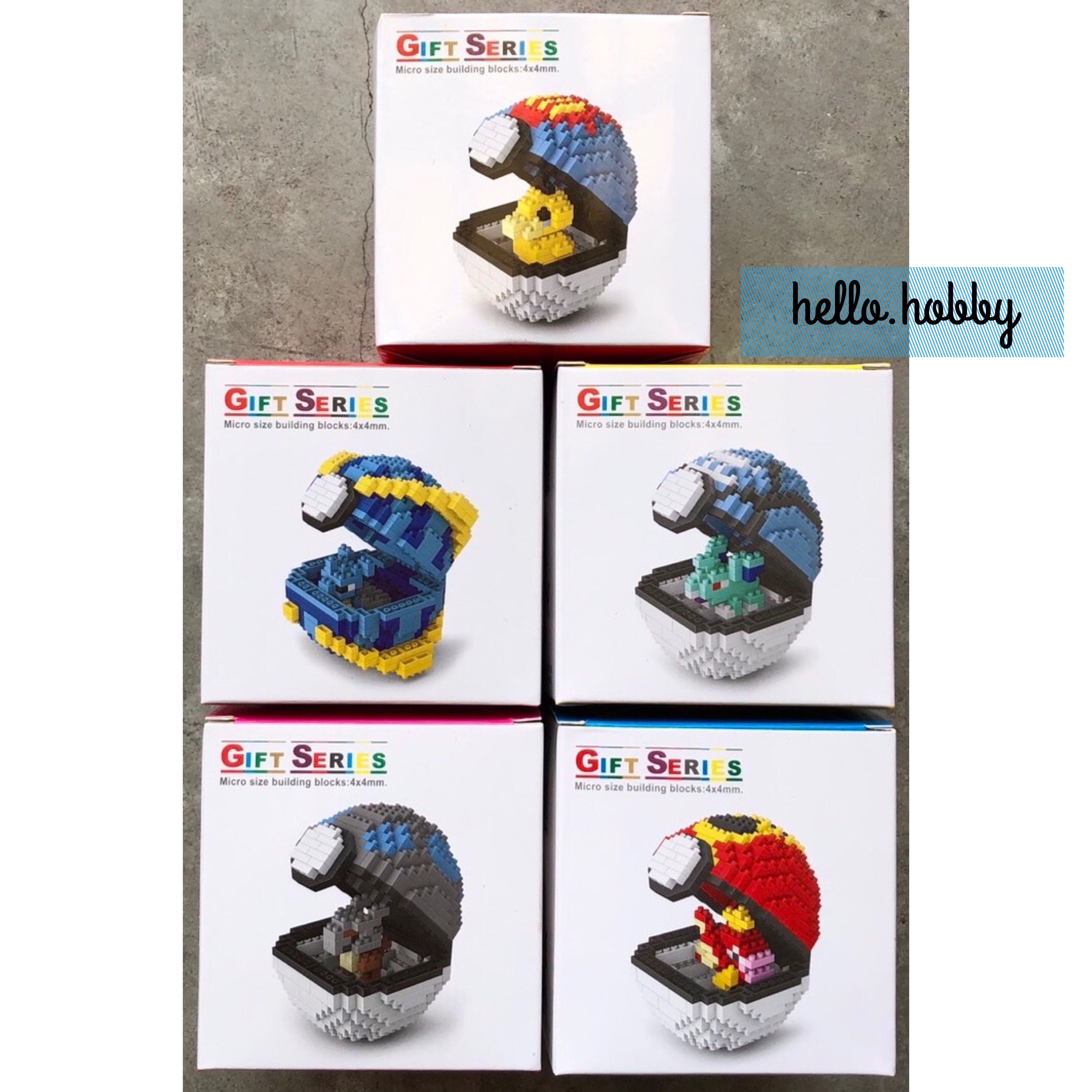 Wise Hawk 2537-2541 Pokemon - Pokeball