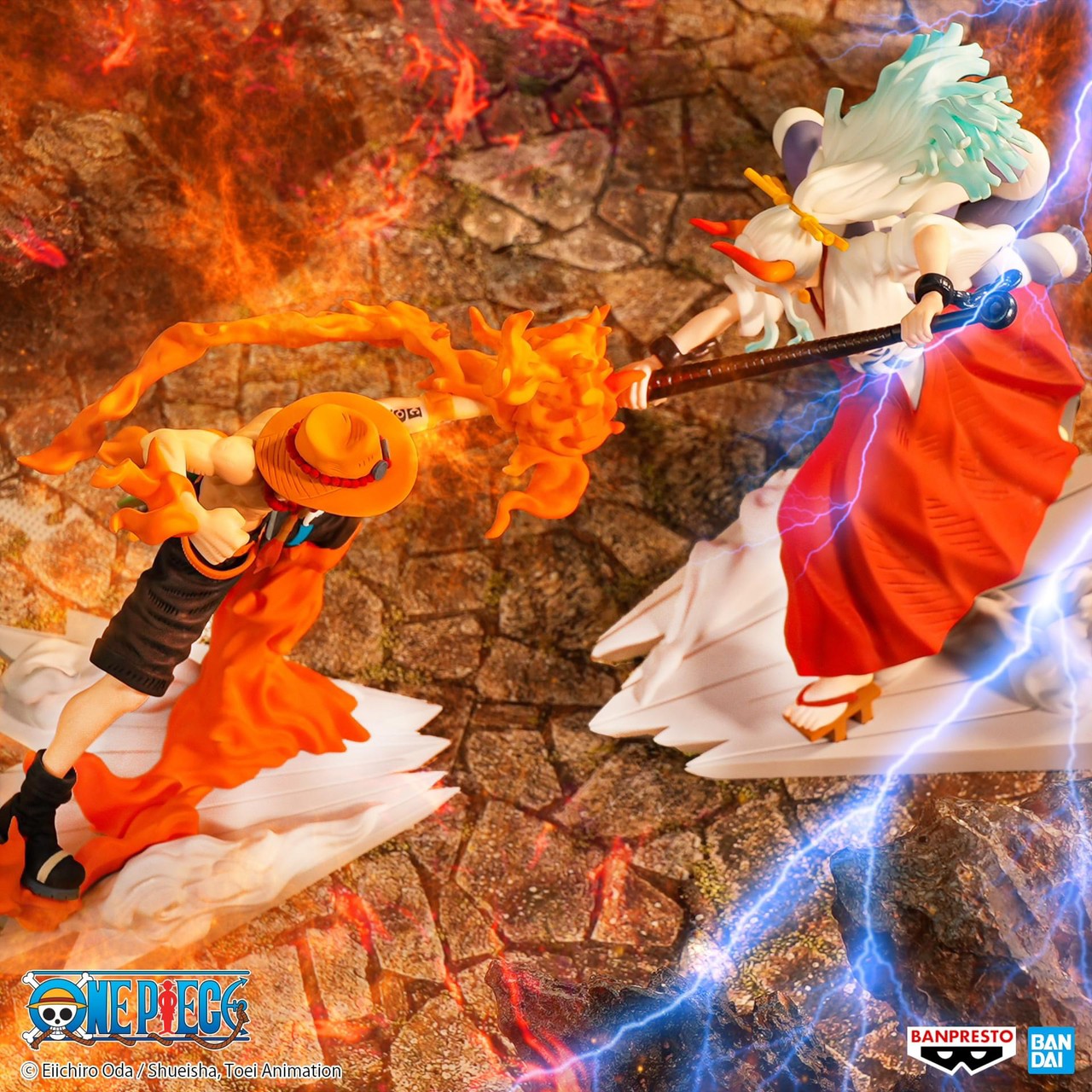 Pre-order : ONE PIECE SENKOZEKKEI -PORTGAS.D.ACE- / -YAMATO-