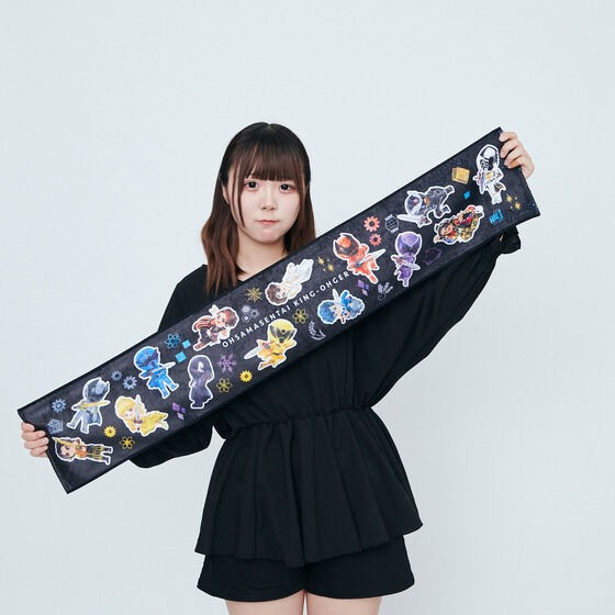 PRE-ORDER : Ohsama Sentai King-Ohger Deformed Muffler Towel 7 Personalities