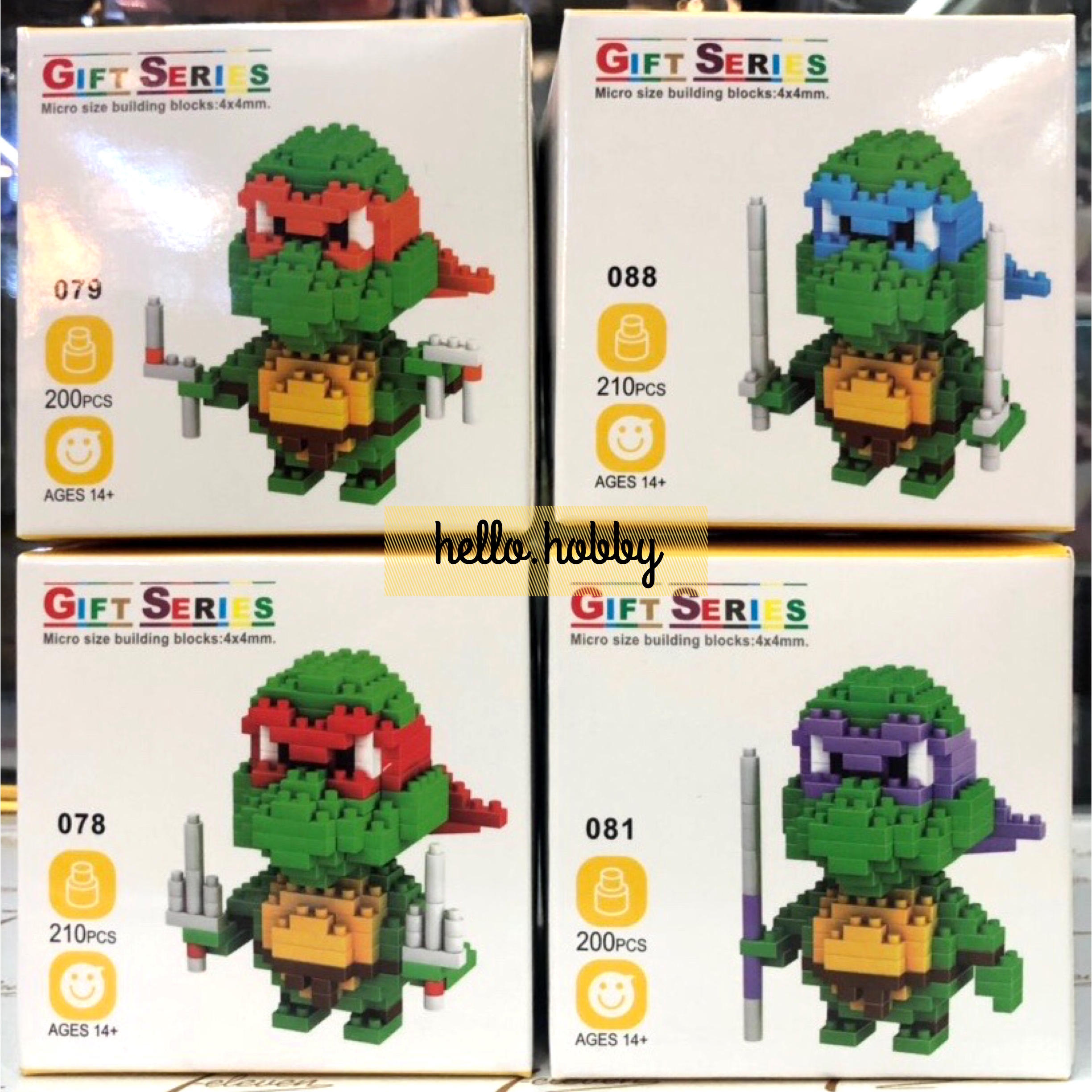 LNO Ninja Turtles Set