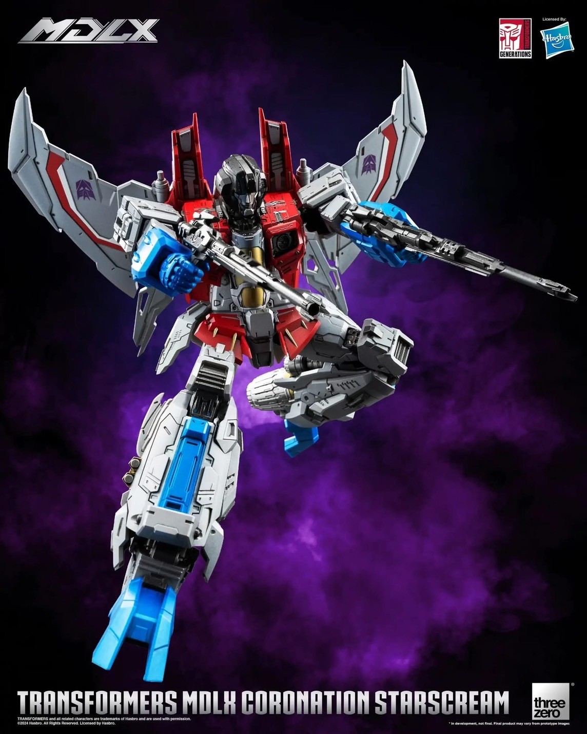 Pre-order : Transformers MDLX Coronation Starscream by Threezero