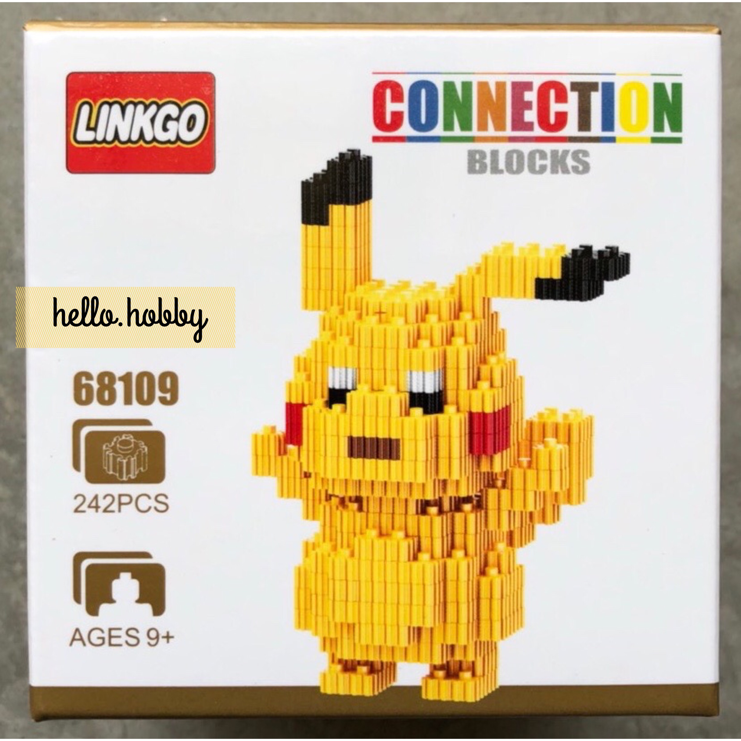 Linkgo 68109 Pikachu 242pcs (แบบเฟือง)