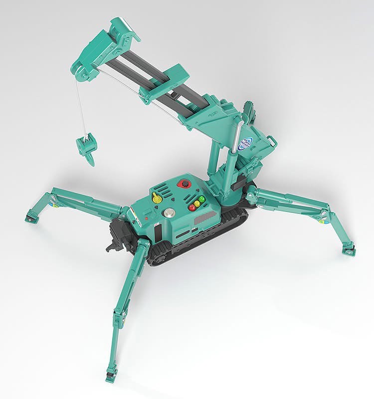 Pre-order : 1/20 MODEROID Maeda Seisakusho Spider Crane (Green) Plastic Model Kit by Good Smile Company (Reissue)