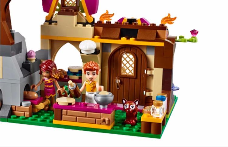 Bela 10412 Elves Wind Wizard Azari & Magic Roast House 323pcs