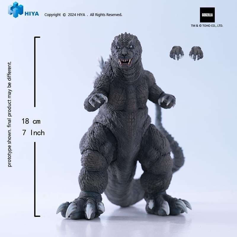 Pre-order : EXQUISITE BASIC Series Godzilla, Mothra and King Ghidorah: Giant Monsters All-Out Attack (2001) Godzilla GMK (2001) Action Figure by Hiya Toys