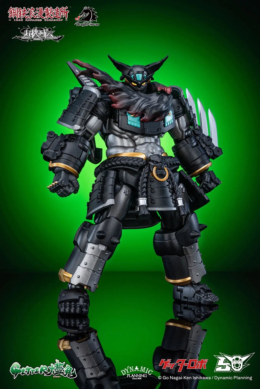 Super Robot Legend - Black Getter JINKI Deformable Movable Figure by Dragon Horse x Iron Romance Workshop