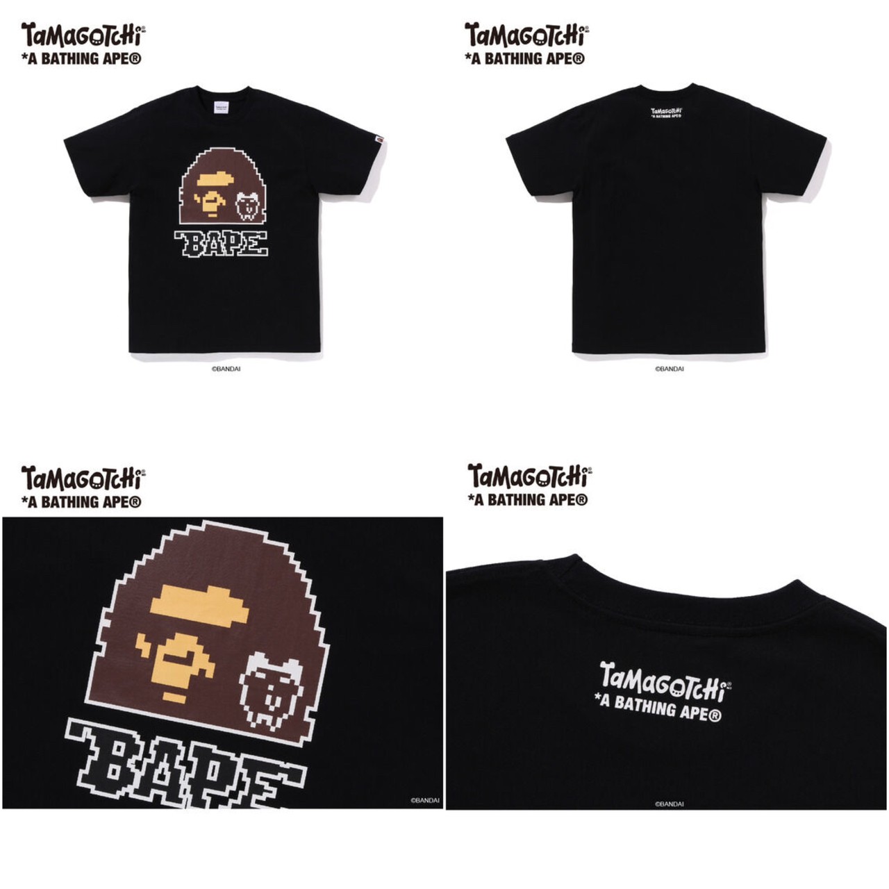 PRE-ORDER : Tamagotchi x A BATHING APE T-shirt 1-3
