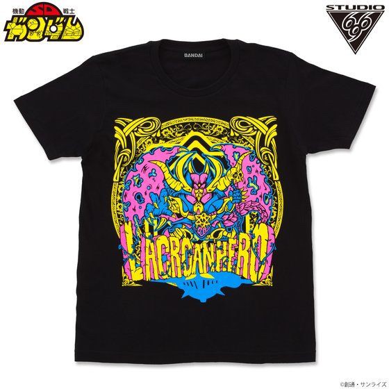 PRE-ORDER : SD Gundam T-shirt Black Dragon feat.STUDIO696