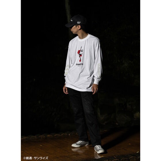 PRE-ORDER : STRICT-G CHARI&CO "Mobile Suit Gundam" RX-78 Long Sleeve T-shirt