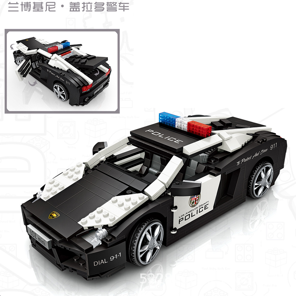 Loz 1113 Police Car 1005pcs