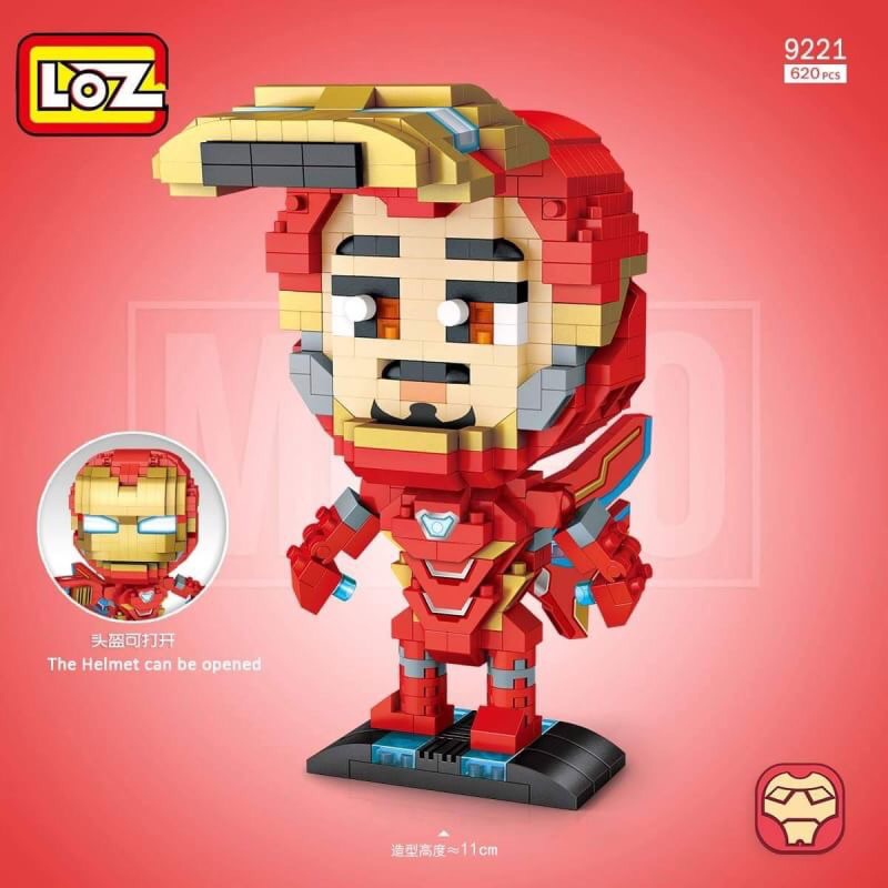 LOZ 9221 Avengers Iron Man 620pcs