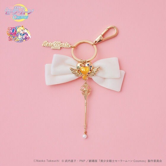 PRE-ORDER : Movie version "Sailor Moon Cosmos" x RoseMarie seoir Collaboration Ribbon Charm (all 3 colors)