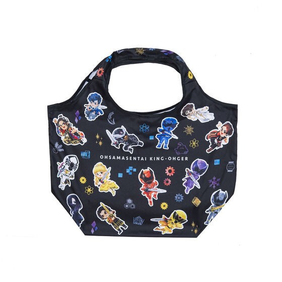 PRE-ORDER : Ohsama Sentai King-Ohger Deformed Foldable Tote Bag (Large) 7 Personalities