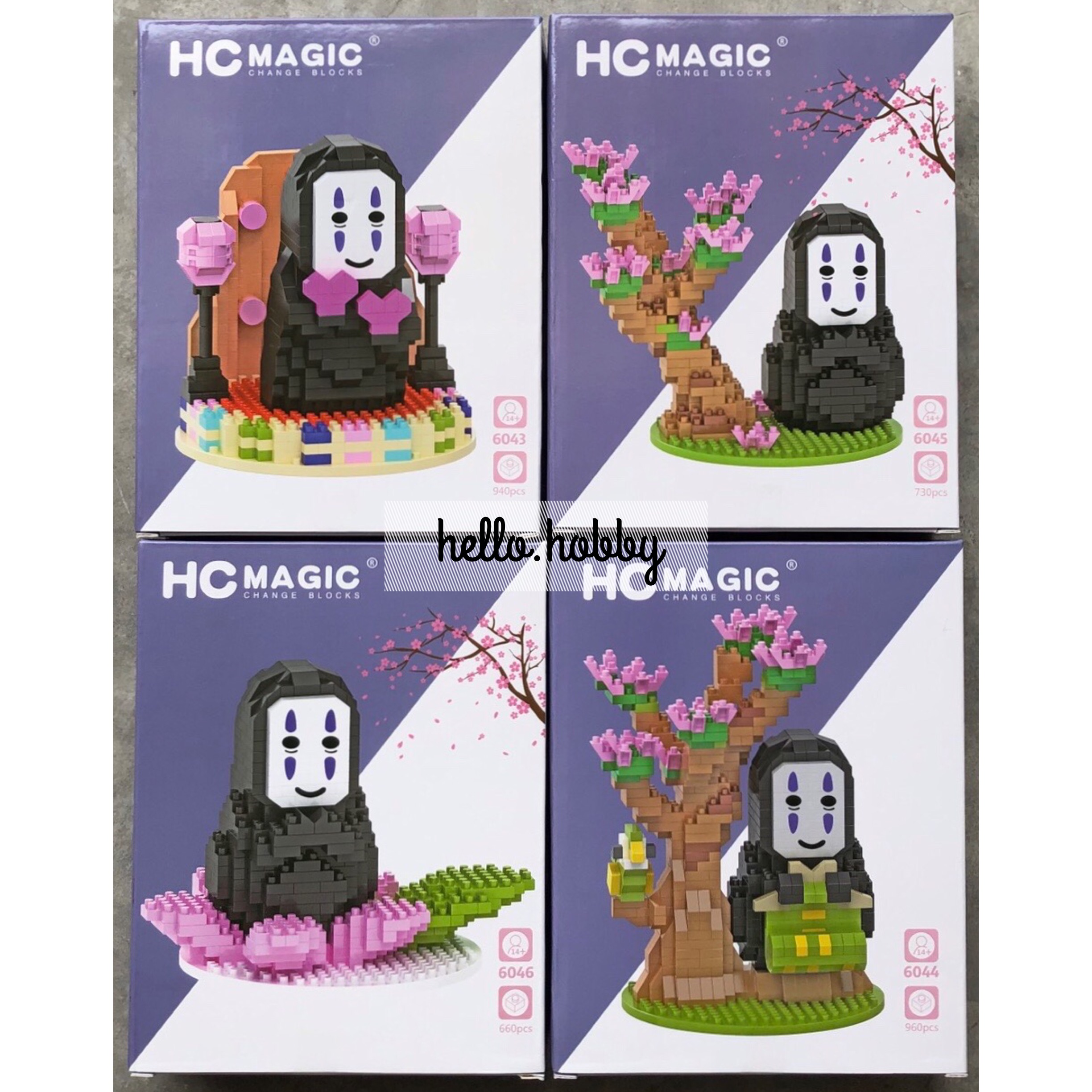 HC Magic 6043-6046 Spirited Away Kaonashi No Face
