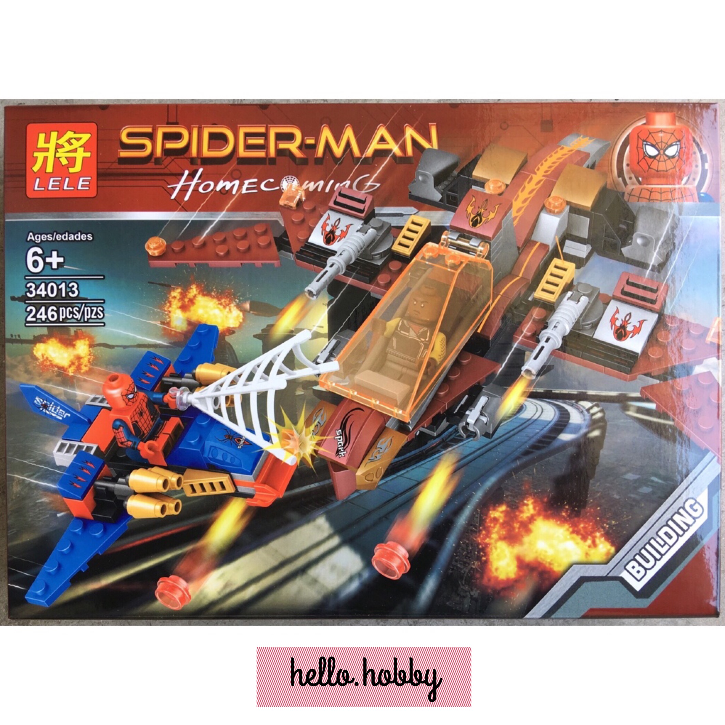 Lele 34013B Spiderman 246pcs