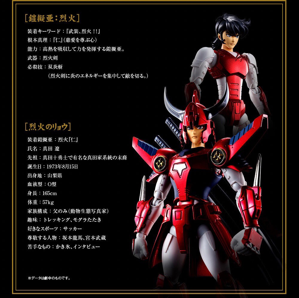 Armor Plus Samurai Troopers - Rekka no Ryo (RENEWAL EDITION) by Premium Bandai (Limited มีกล่องน้ำตาล)