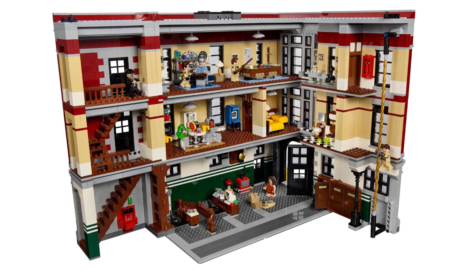 Lepin 16001 Ghostbusters Firehouse Headquarters 4705pcs