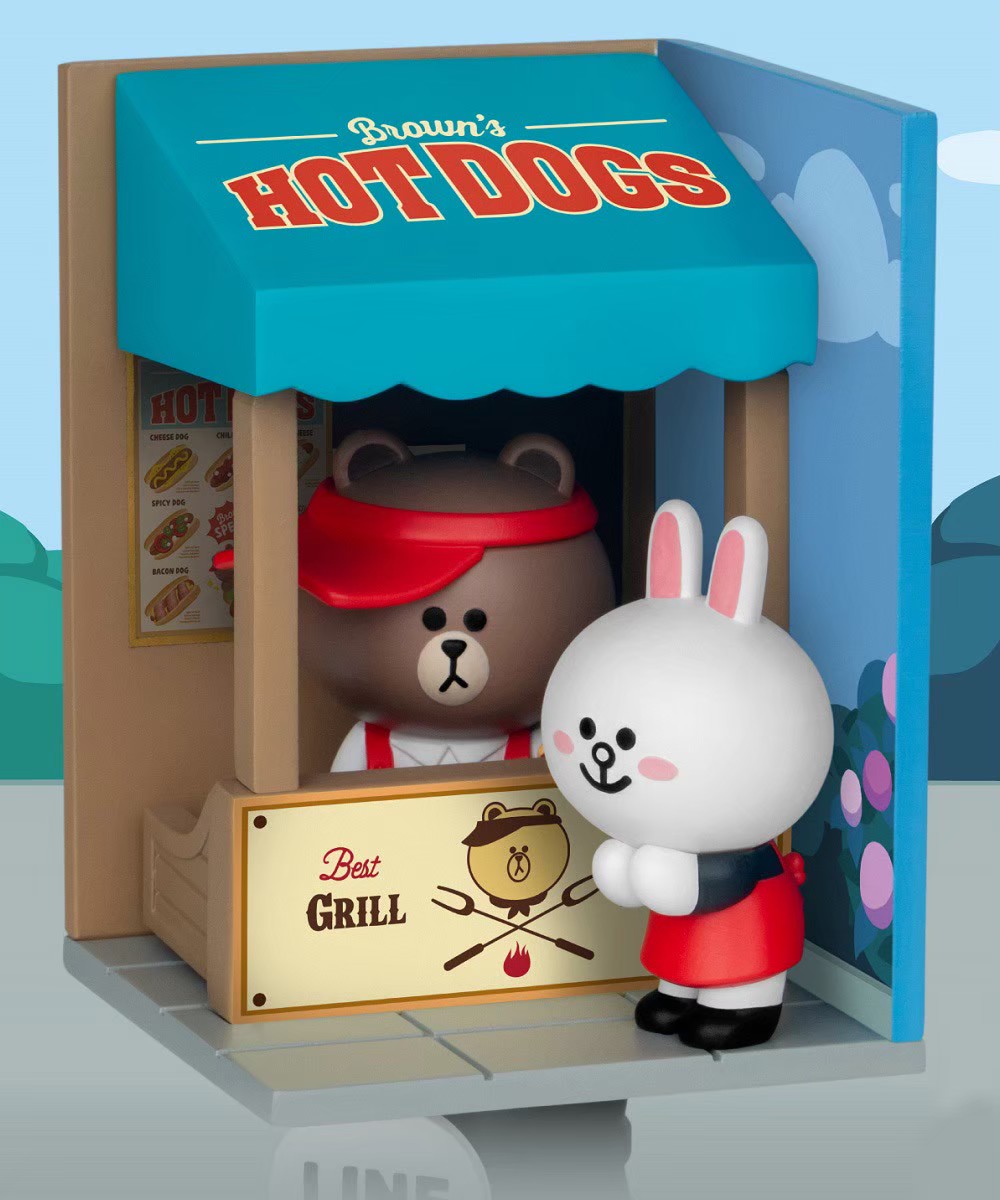 Line Friends - Brown & Friends Dream-Selected Series (Set of 4) by Beast Kingdom