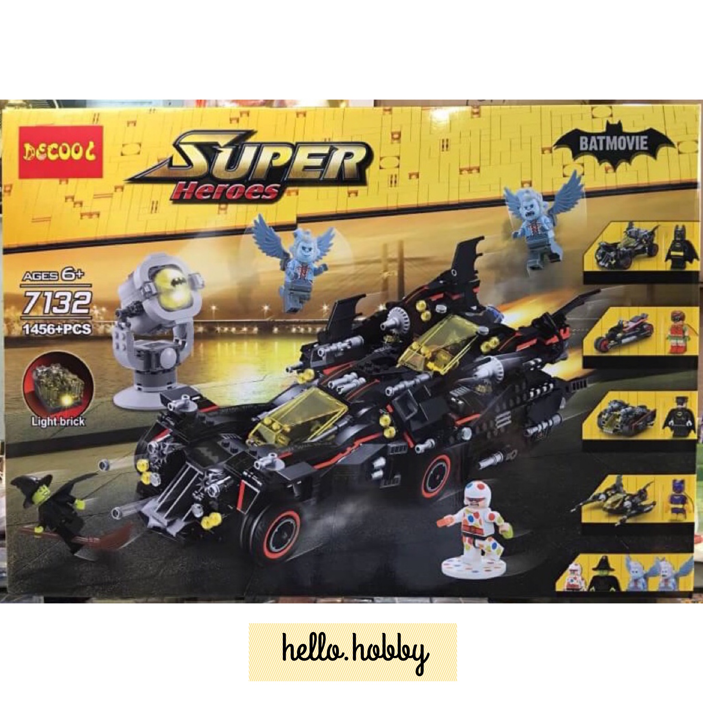 Decool 7132 Batman The Ultimate Batmobile 1456pcs