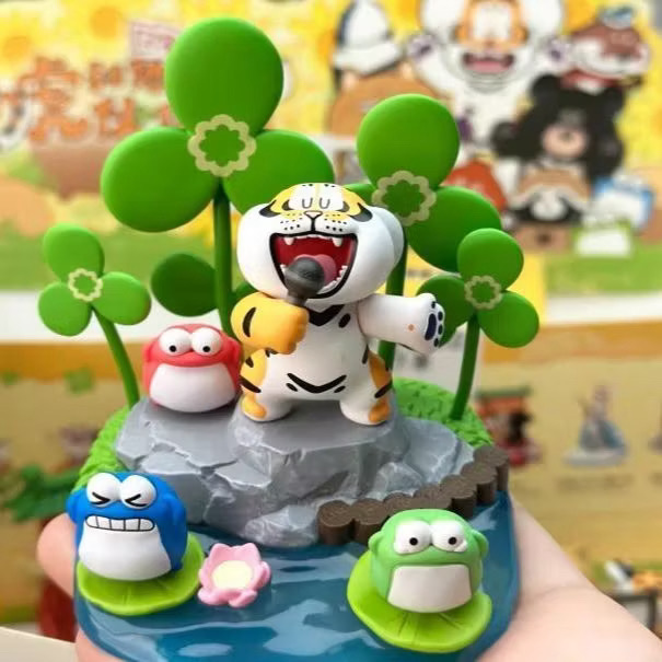 ร้าน🇹🇭 พร้อมส่ง✨ โมเดลได้ 1 ตัว - Panghu I'm Not Fat Tiger - Little Tiger and His Partners Series by Funism