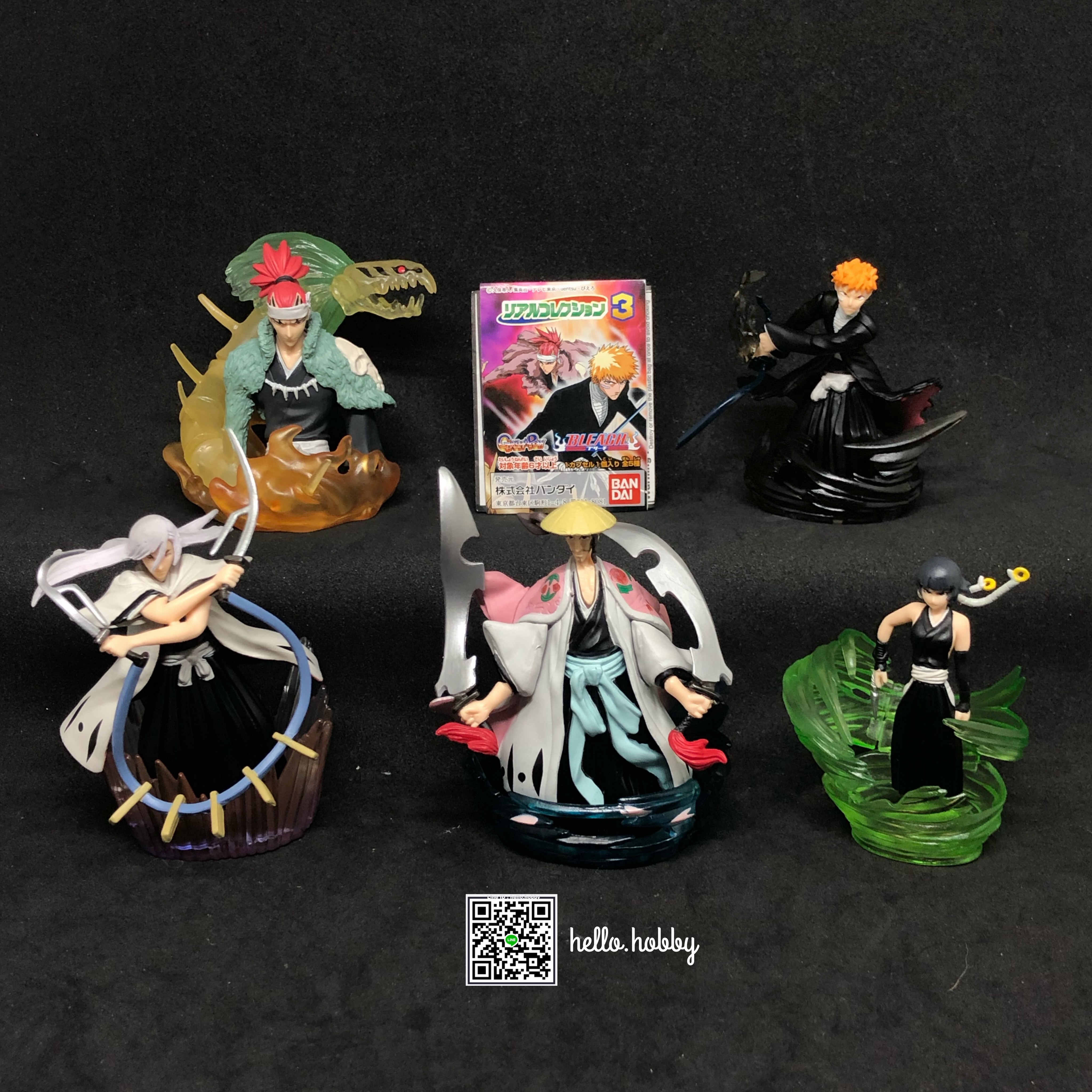 Gashapon - กาชาปอง งานฉาก บลีช เทพมรณะ Bleach Real Collection vol.3 Diorama Gashapon (Set of 5)