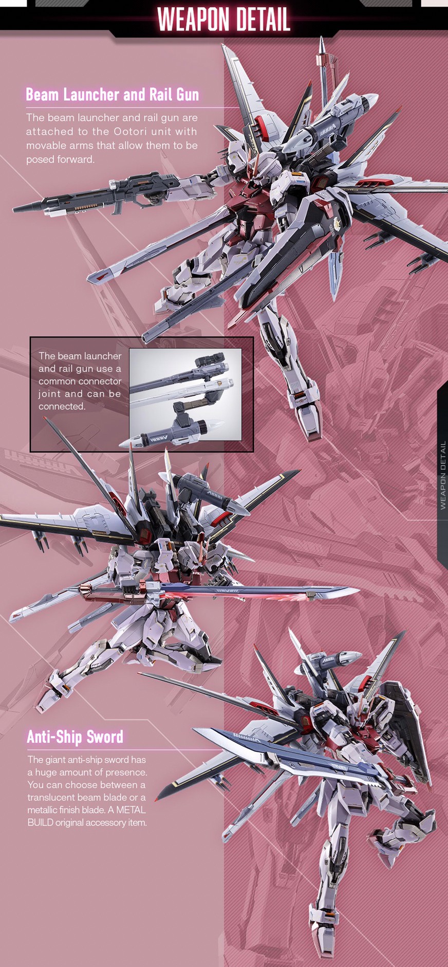 METAL BUILD - Strike Rouge + Ootori Striker) by Premium Bandai (Limited Lot JP มีกล่องน้ำตาล)
