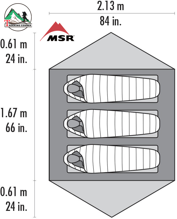 เต็นท์ MSR Carbon Reflex 3, V3