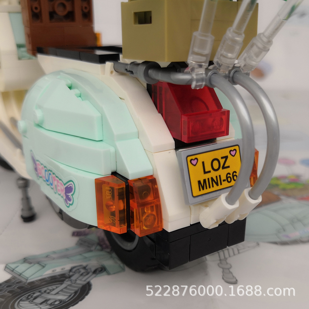 LOZ 1117 The Scooter 673pcs