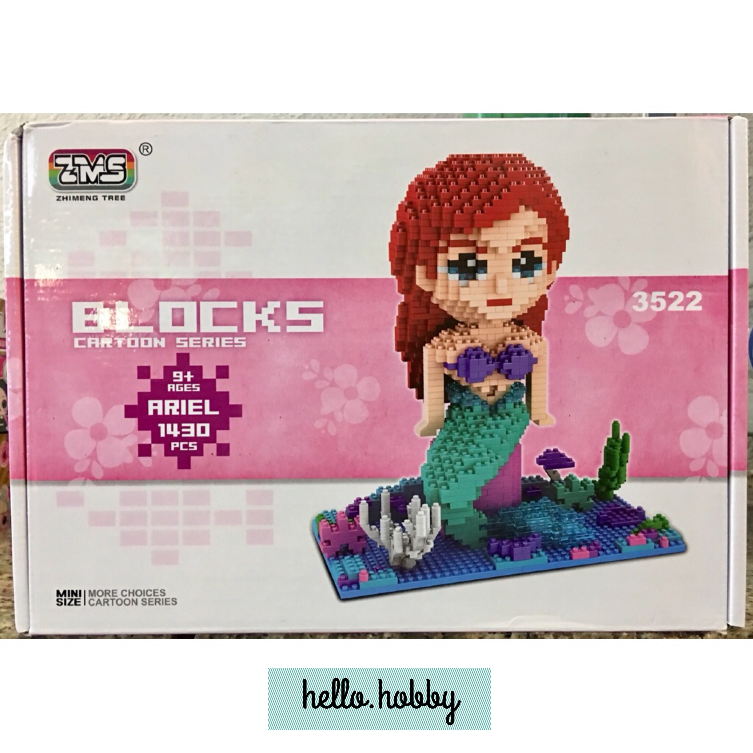 ZMS 3522 Disney Princess Little Mermaid Ariel 1430pcs