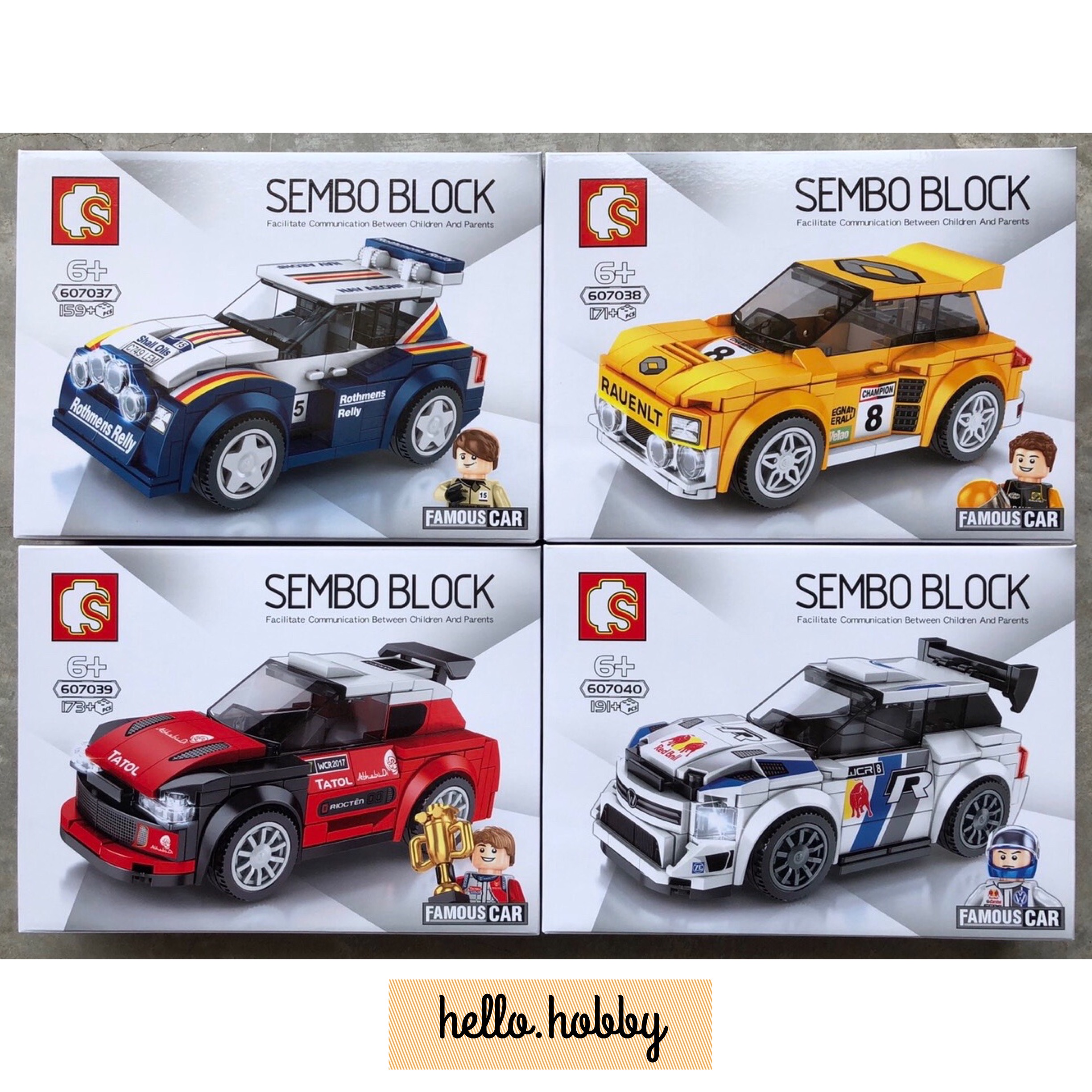 Sembo block 607037-607040 Speed Champions