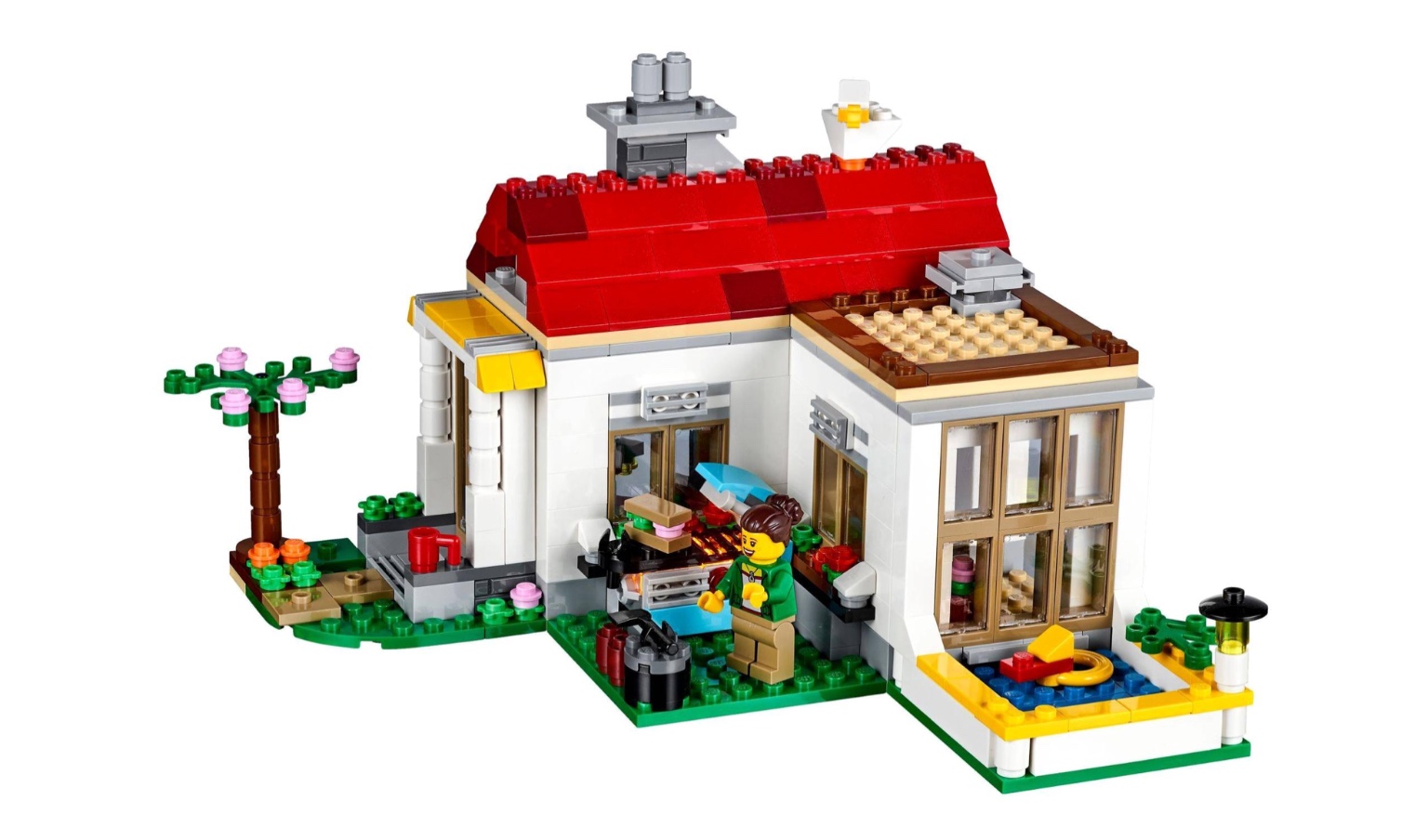 Lepin 24046 Modular Family Villa 815pcs (light brick)