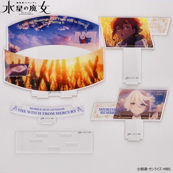 PRE-ORDER : Mobile Suit Gundam The Witch from Mercury Scene Acrylic Stand Episode 24