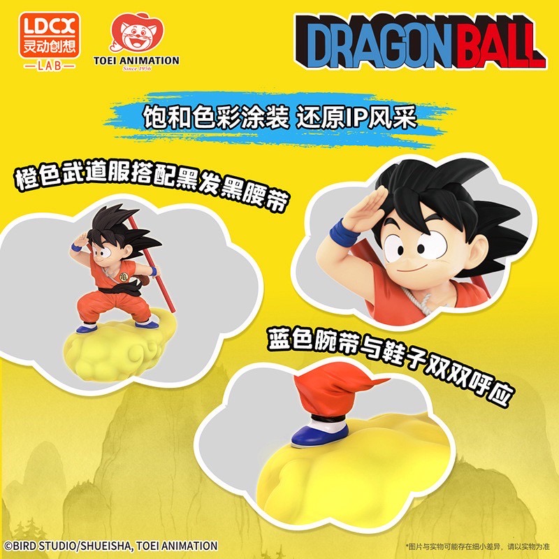 โมเดลโงกุน หมุนได้ มีไฟ Dragon Ball - Goku Rolling Night Light Series by LDCX