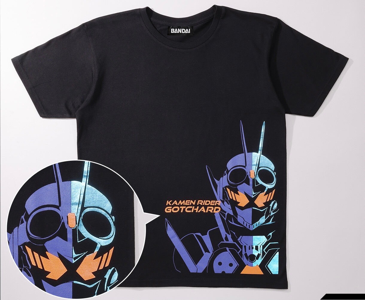 PRE-ORDER : Kamen Rider Gotchard Metallic T-shirt [Ride Chemy Trading Card Included]