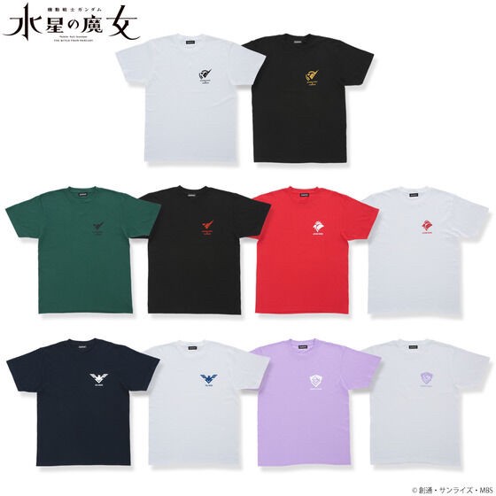 PRE-ORDER : Mobile Suit Gundam: The Witch from Mercury Character Design T-shirt