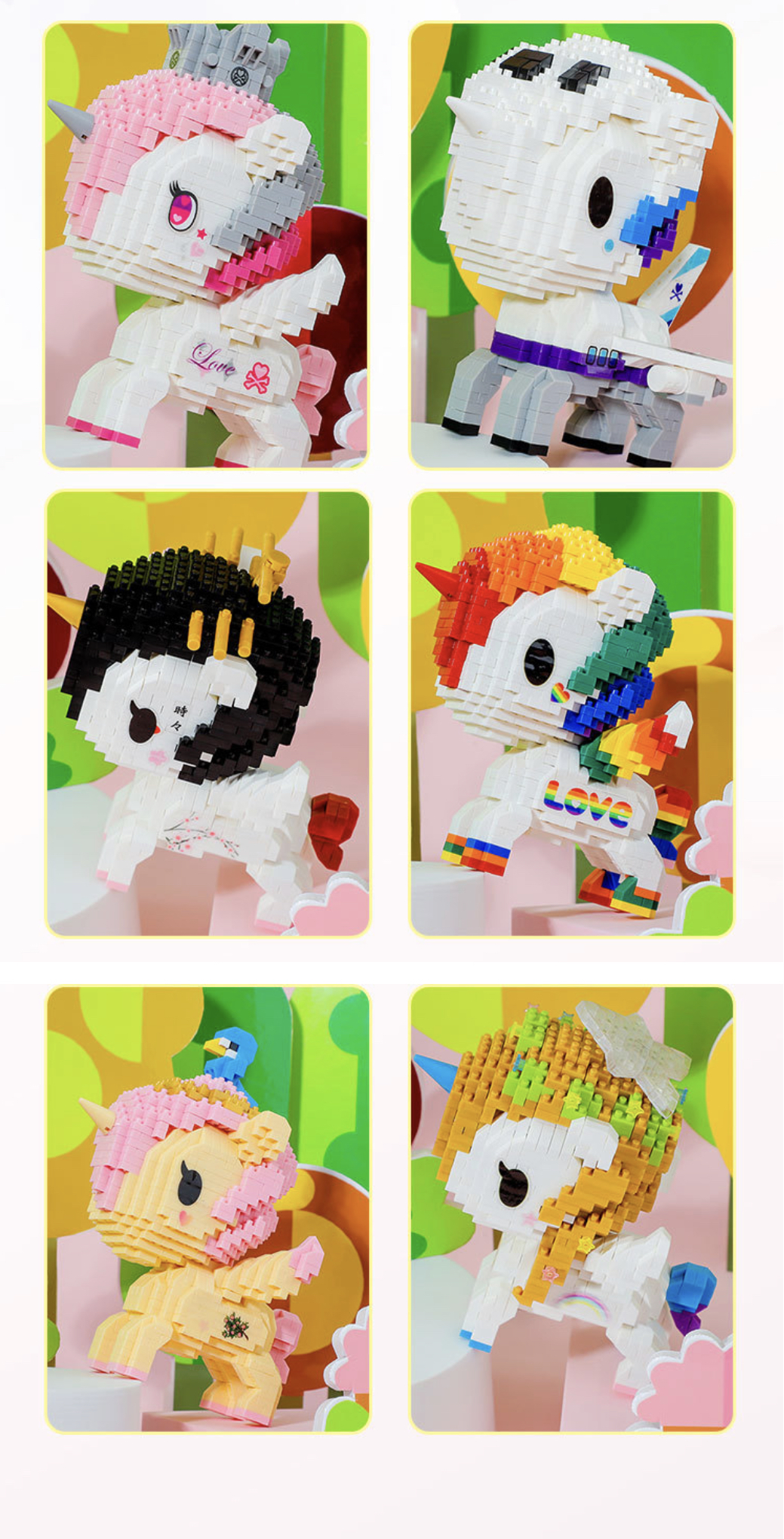 Balody 18186-18197 Tokidoki Unicorno